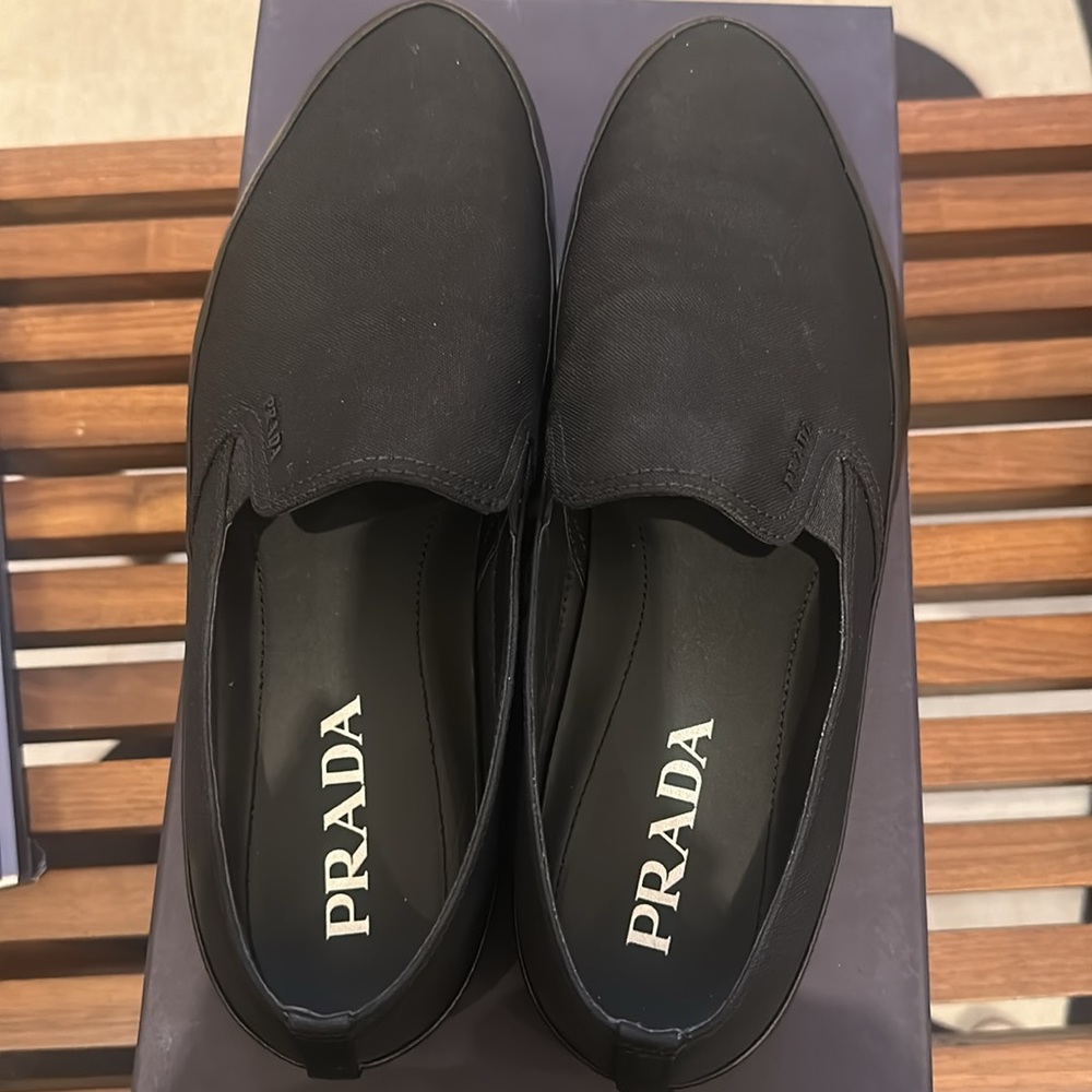 Prada men’s slip on shoes